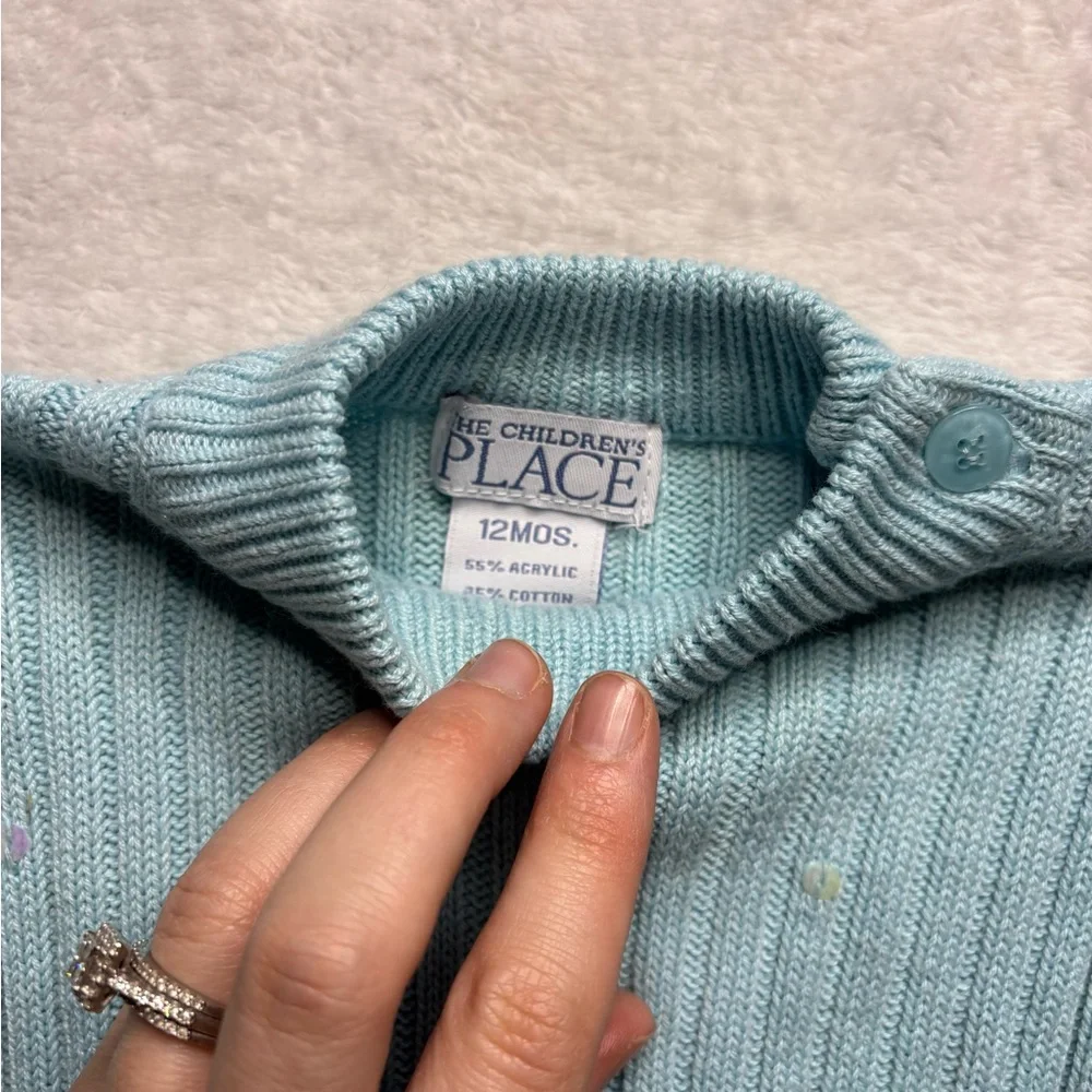 The Children's Place Blue Striped Sweater